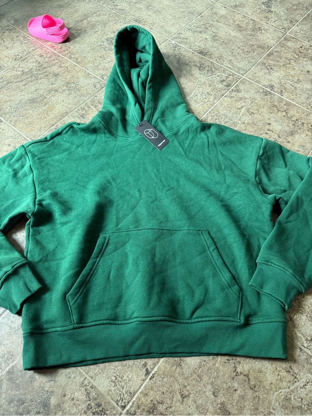Green Men's Hoodie Sweatshirt - original use